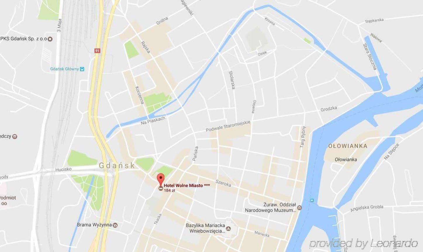 Hotel Wolne Miasto Old Town กดัญสก์ ภายนอก รูปภาพ